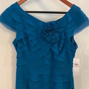 NWT London Times dress blue size 10